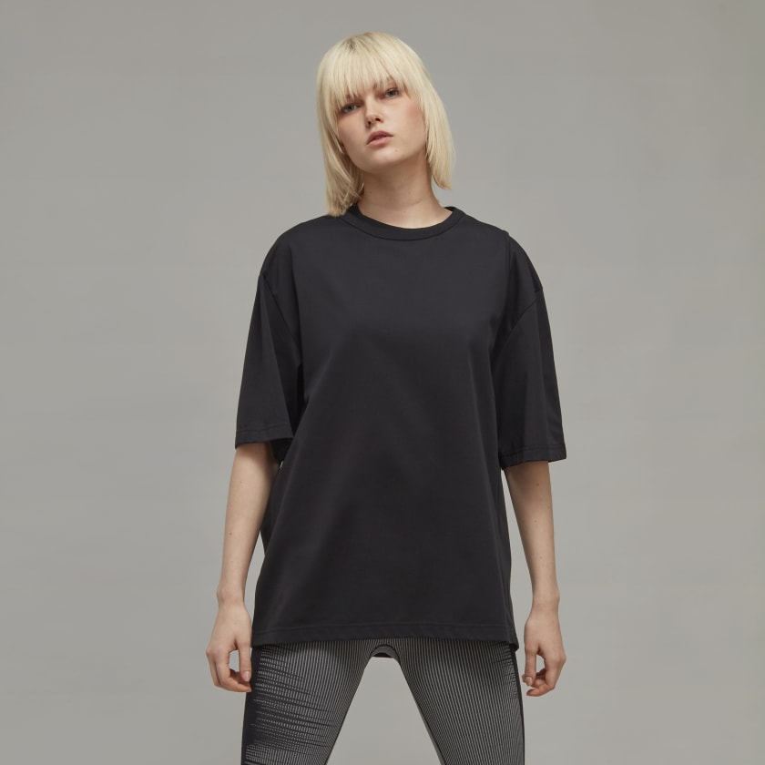 adidas Y-3 Layered Short Sleeve Tee - Black | Women's Lifestyle