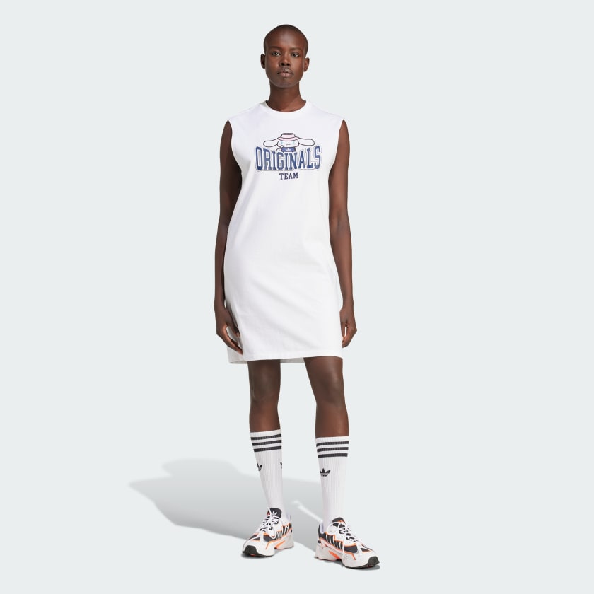 Vestido sin Mangas adidas Originals x Hello Kitty Cinnamoroll Estampado Blanco adidas adidas Chile