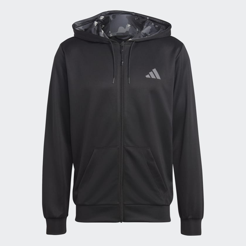 adidas Train Essentials Seasonal Training Full Zip Jacket Black Free Shipping with adiClub adidas Canada
