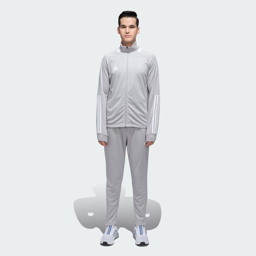 Adidas sereno tracksuit grey outlet