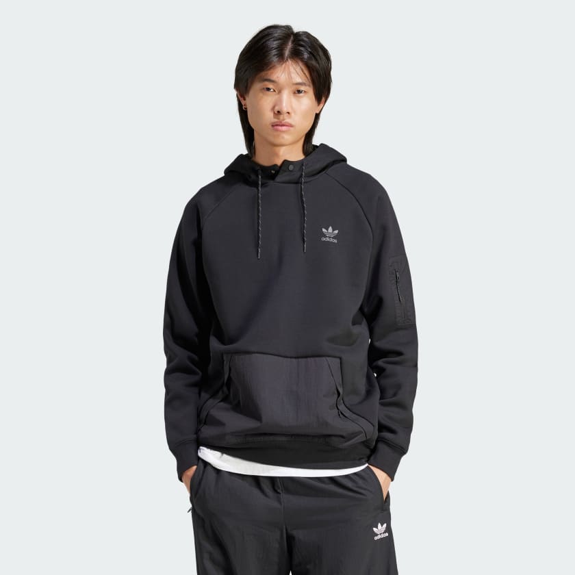 adidas Hoodie Zwart adidas Offici le Shop