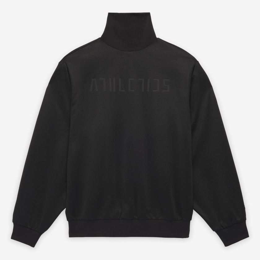 adidas Fear of God Athletics Womens Tricot Mock Neck Pullover Black adidas Malaysia