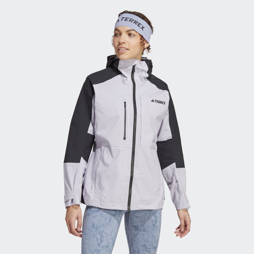 adidas TERREX Xploric RAIN.RDY Hiking Jacket - Purple | Women\'s Hiking |  adidas US