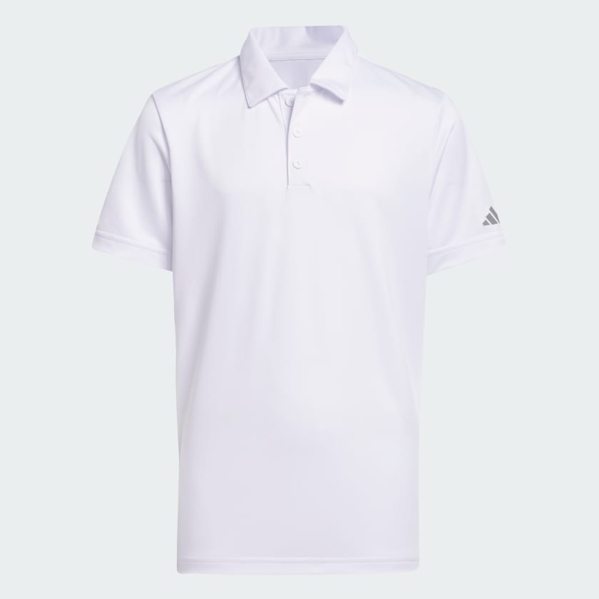 adidas Performance Short Sleeve Polo Shirt Kids - White | Free Shipping ...