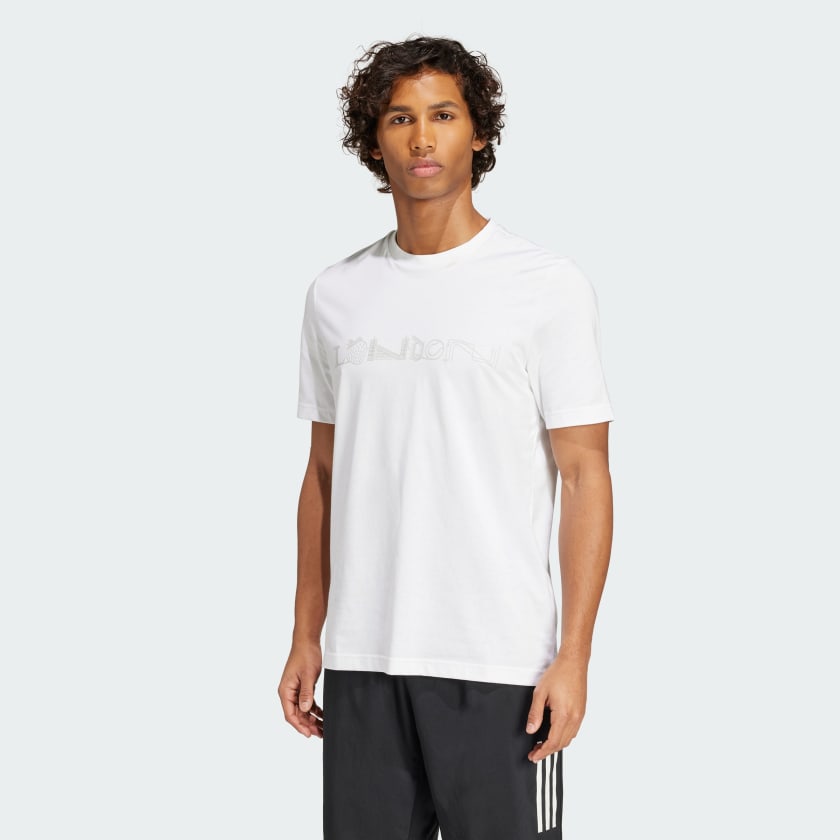adidas Tennis London Graphic T Shirt WeiB adidas Deutschland