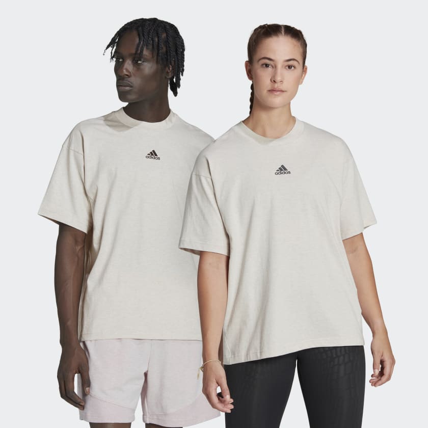 adidas Botanically Dyed T-Shirt (Gender Neutral) - Beige | adidas UK