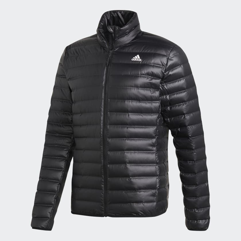 campo adjetivo Construir sobre Chaqueta de plumón Varilite negra para hombre | adidas España