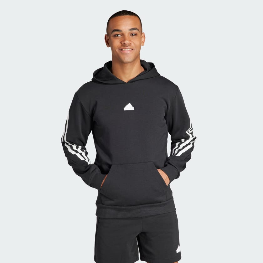 adidas Future Icons 3 Stripes Hoodie Black adidas Singapore
