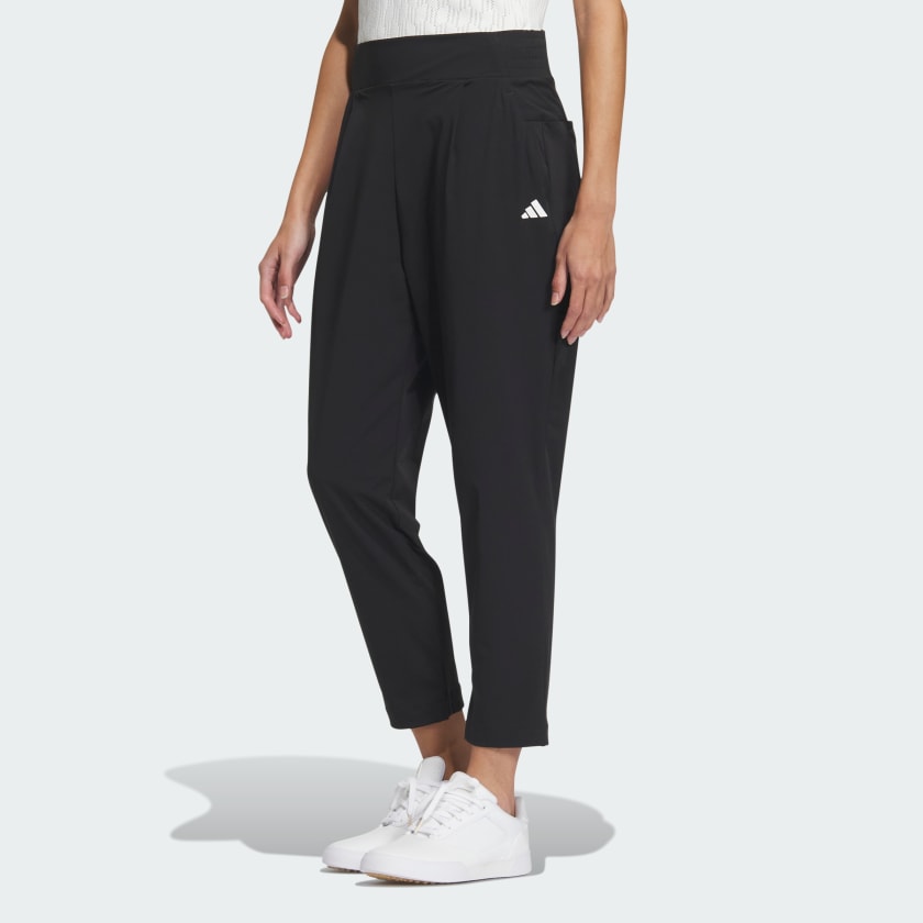 adidas Stretch Pull On Ankle Pants Black adidas Malaysia