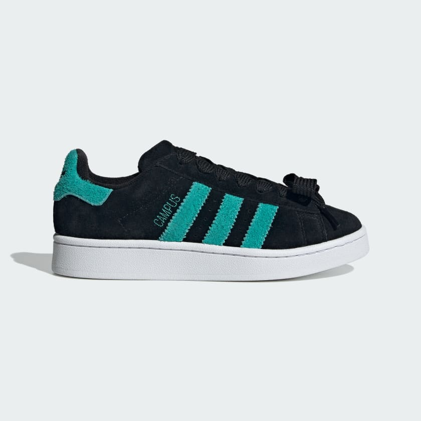 Campus shoes black and green hotsell
