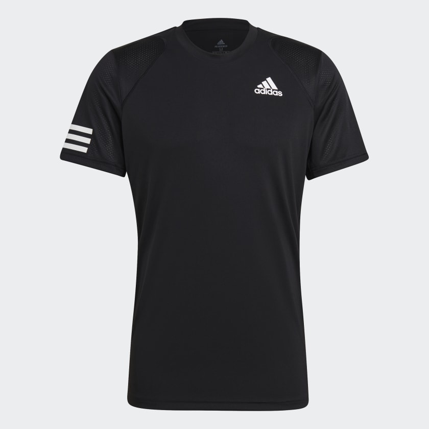 Para editar Solo haz Entrelazamiento Camiseta Club Tennis 3 bandas - Negro adidas | adidas España