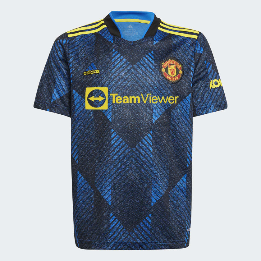 Snazzy Voeding Specifiek adidas Manchester United 21/22 Derde Shirt - blauw | adidas Belgium