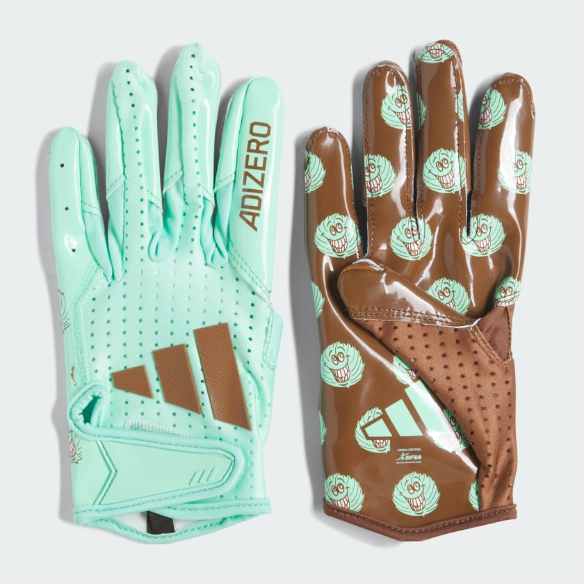 adidas AF1874 Adizero 14 Snack Attack Mint Chip Gloves Multi Free Shipping with adiClub adidas US
