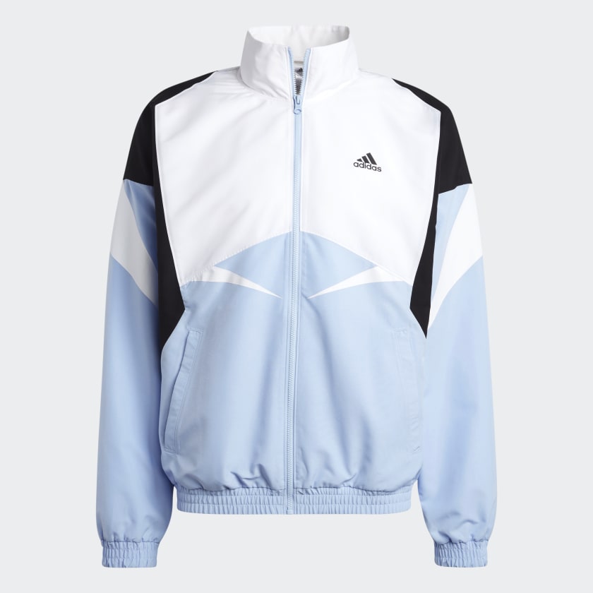 Adidas color block jacket deals