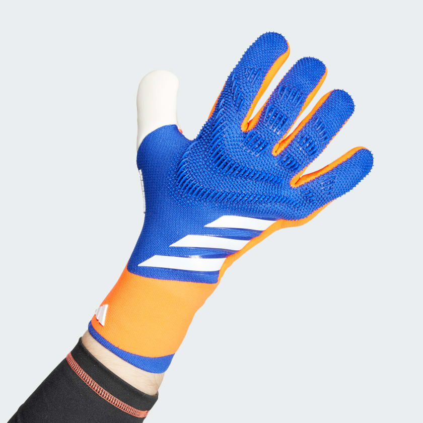 Adidas blue goalkeeper gloves hot sale