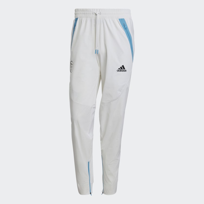 Pantalon adidas blanc best sale