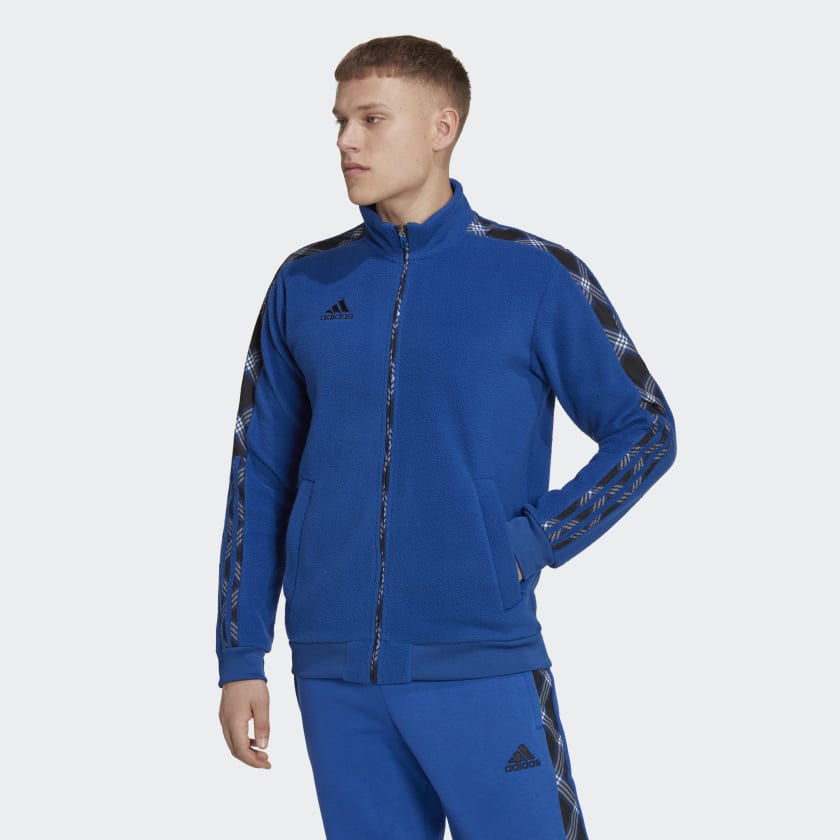 adidas Tiro Winterized Track Jacket - Blue | Men's Lifestyle | adidas US