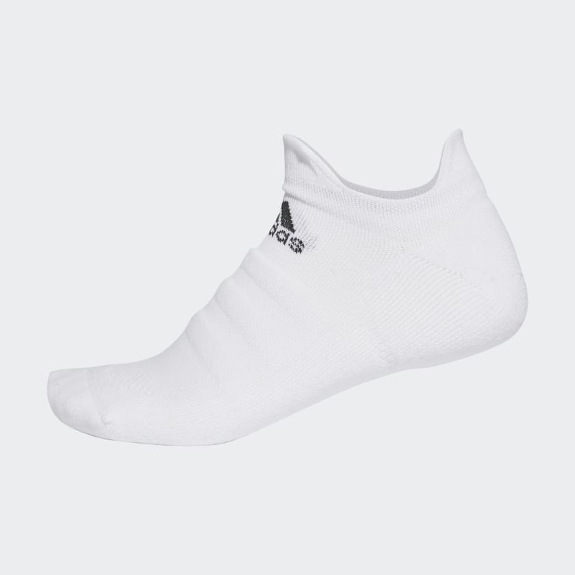 adidas Alphaskin Lightweight Cushioning No-Show Socks - White | adidas  Philippines