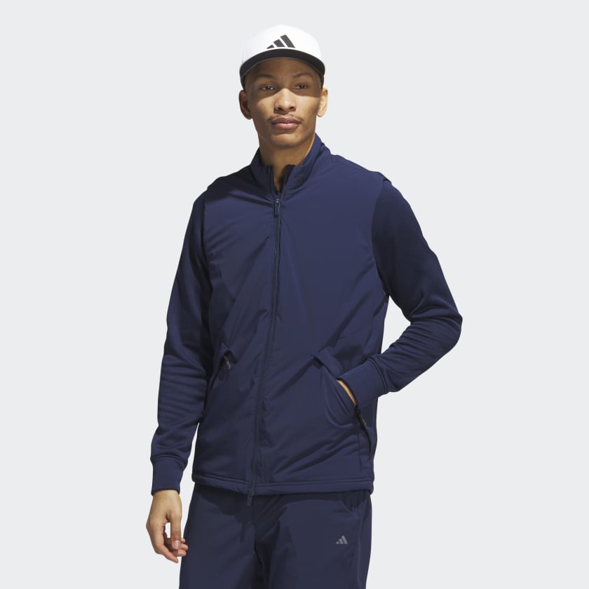 adidas Ultimate365 Frostguard Full-Zip Padded Jacket - Blue Golf | adidas