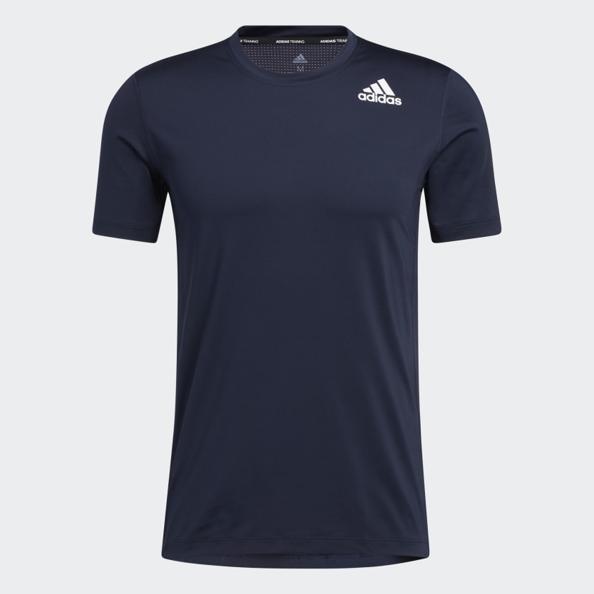 adidas Techfit Fitted Tee - Blue | adidas Thailand