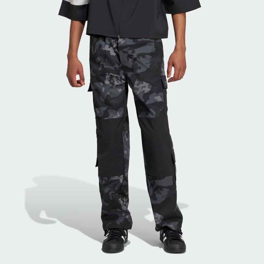 adidas Camo Cargo Trousers Black adidas UK
