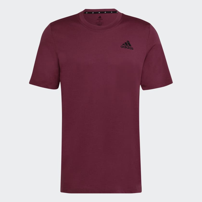 adidas AEROREADY Designed to Move Sport Tee Burgundy adidas India