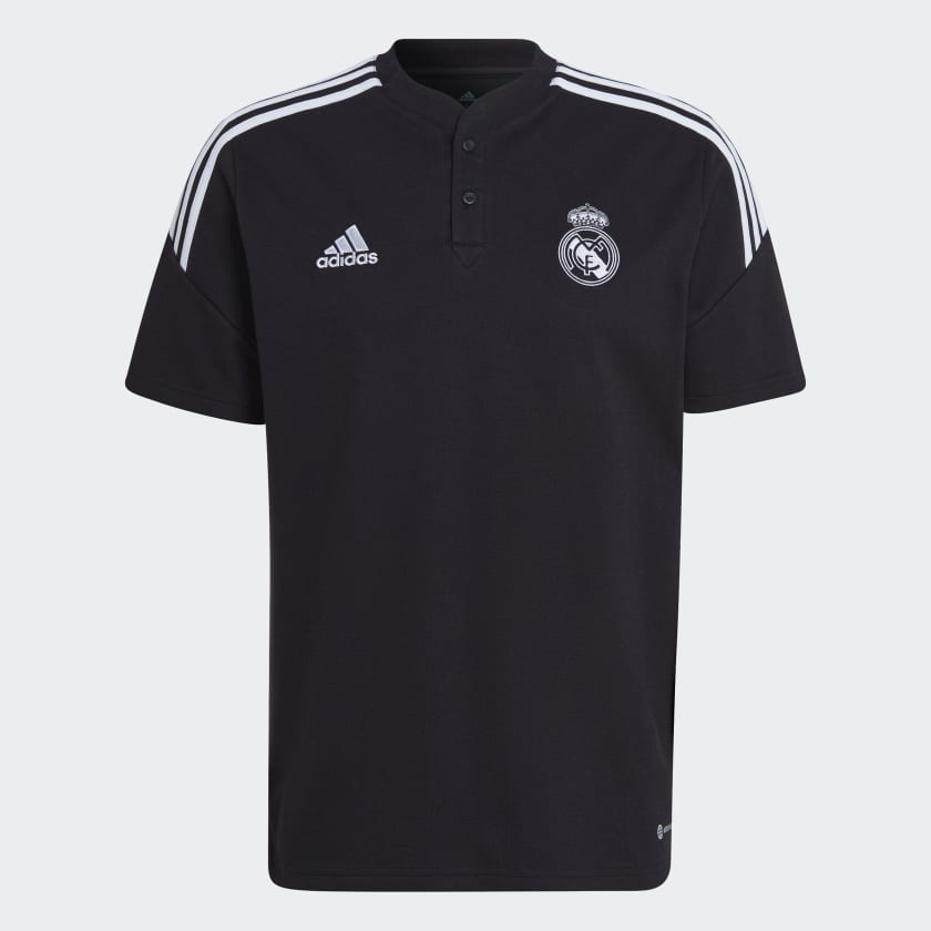 Polo con Cuello Condivo 22 Real Madrid Negro adidas adidas Peru
