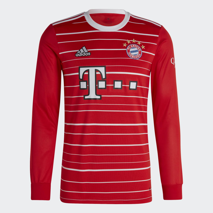 Intimidatie cursief gezantschap adidas FC Bayern München 22/23 Thuisshirt met Lange Mouwen - rood | adidas  Belgium