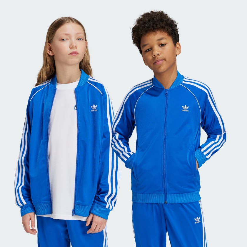 adidas Adicolor SST Track Top Kids Blue Free Shipping with adiClub adidas US