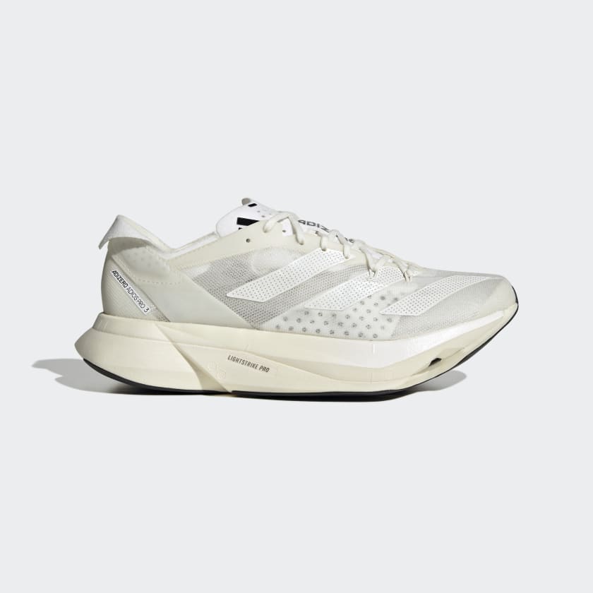 adidas Adizero Adios Pro 3 Running Shoes - White | Unisex Running
