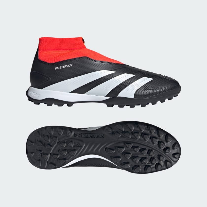adidas Predator 24 League Laceless Turf Soccer Shoes Black Free Shipping with adiClub adidas US