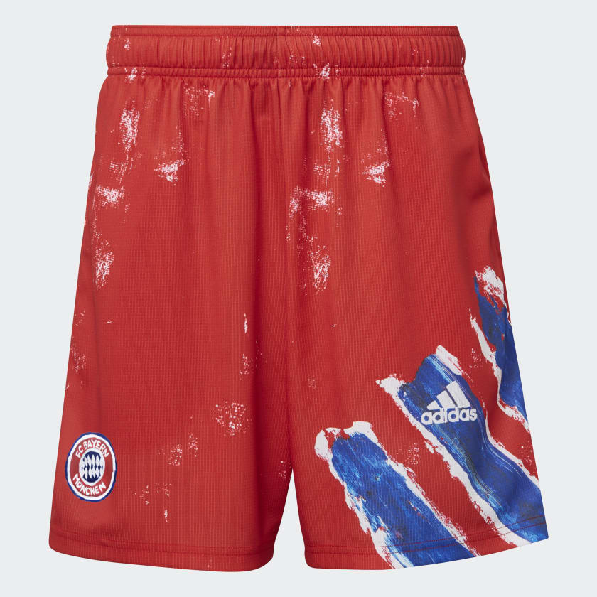 adidas FC Bayern Human Race Shorts Red adidas New Zealand