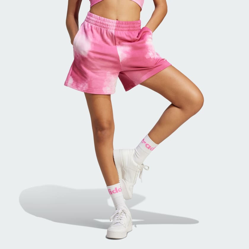adidas Color Fade Jersey Shorts - Pink | Women\'s Lifestyle | adidas US