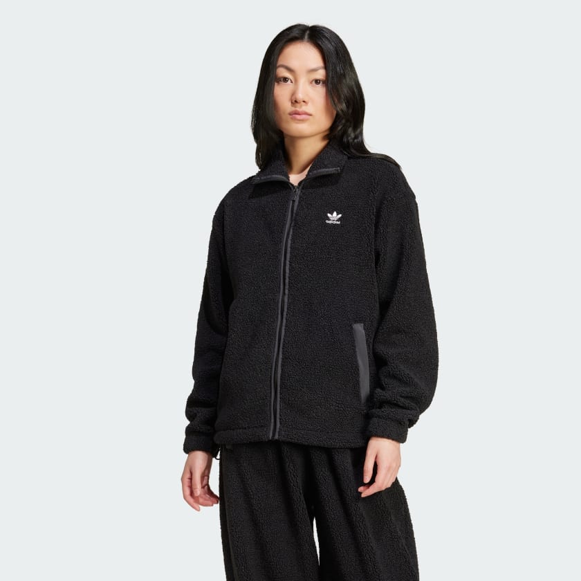 adidas Teddy Fleecejacke Schwarz adidas Deutschland