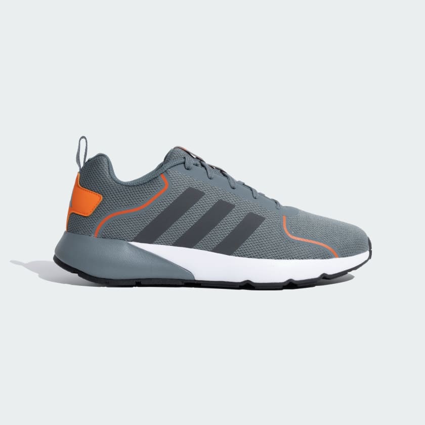 Adidas shoes top blue grey orange