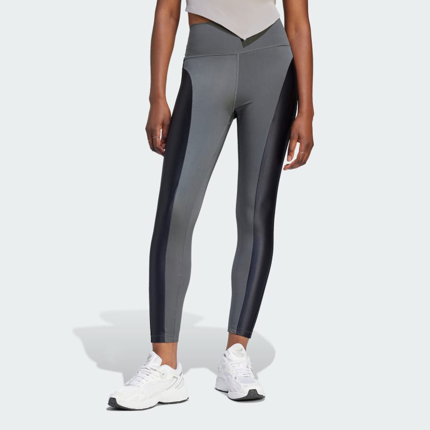 Adidas Women Fitted Fit Tights(GV6017_Medium Grey Heather/White_M) :  Amazon.in: Fashion