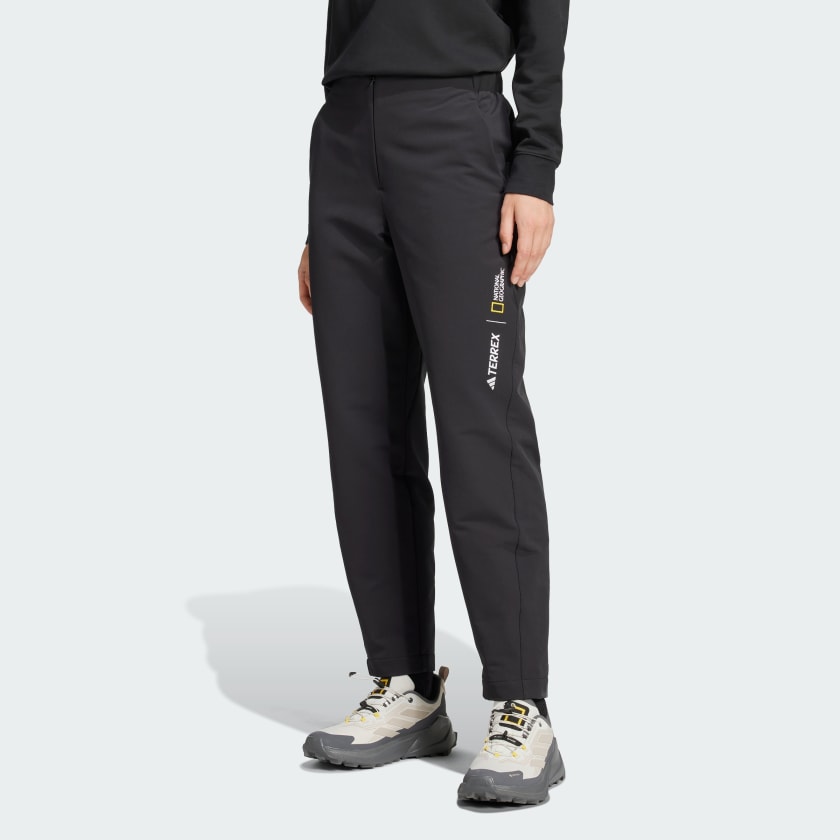adidas National Geographic Softshell Tracksuit Bottoms Black adidas UK