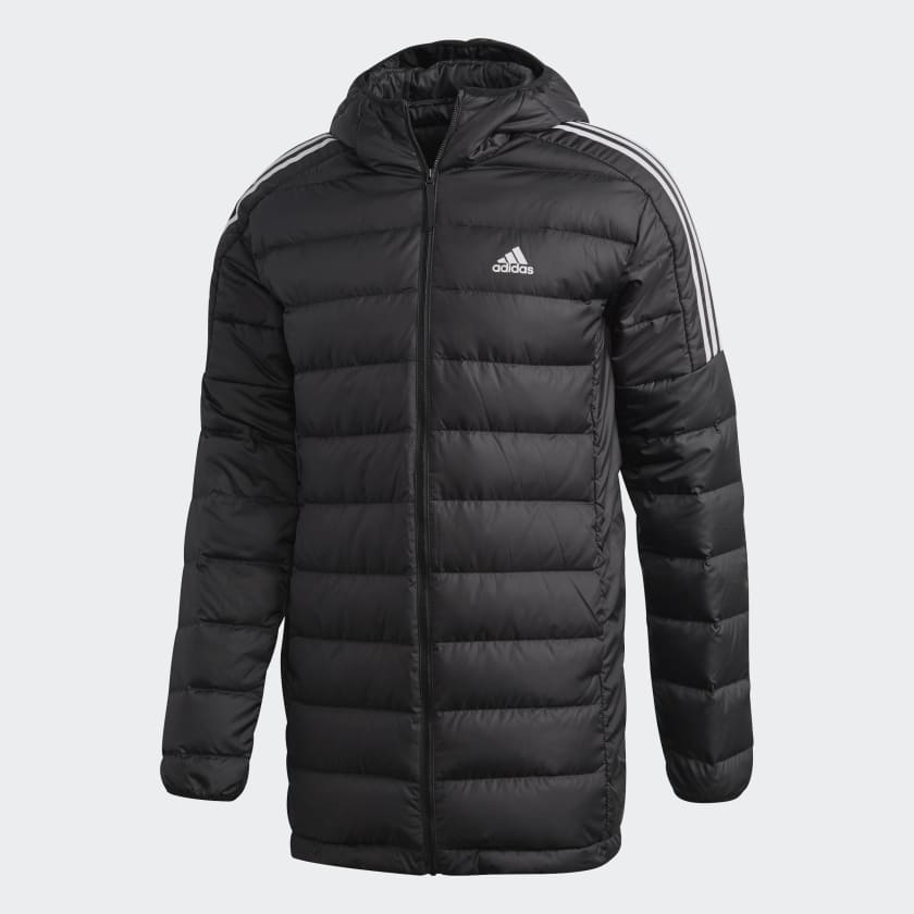 Parka Essentials Down Preto adidas adidas Brasil