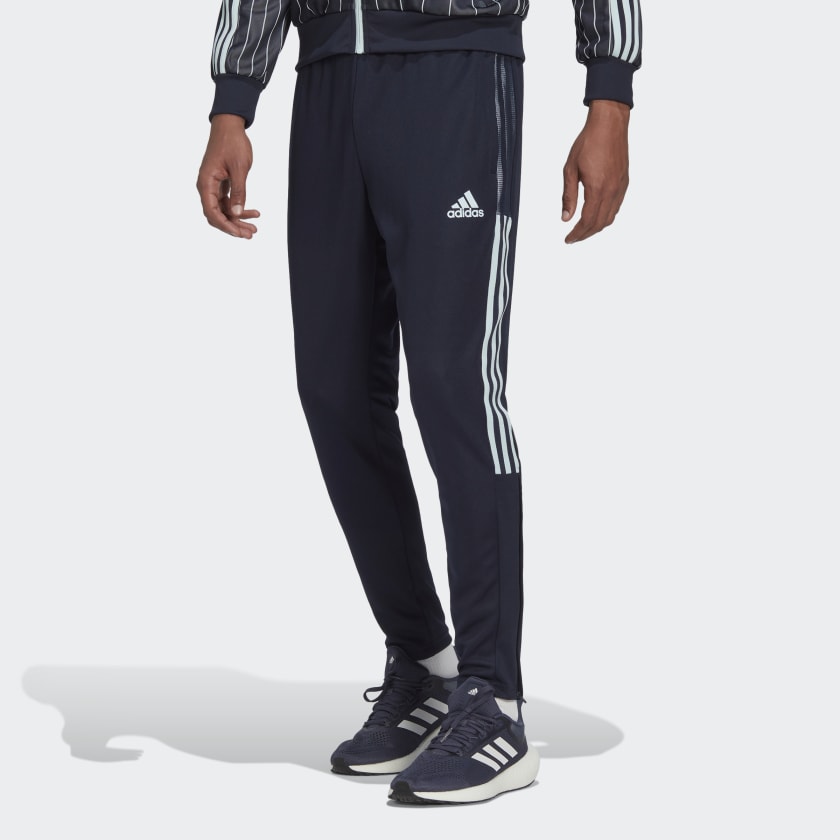 adidas Performance W LIN FT C PT - Tracksuit bottoms - legend ink/white/dark  blue - Zalando.de