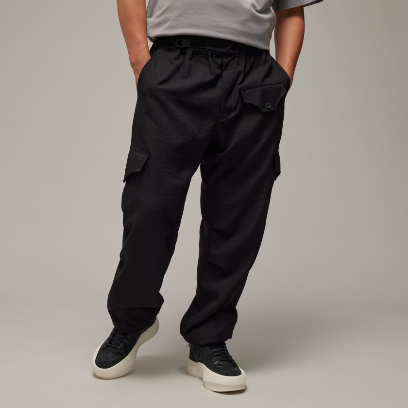 adidas Y-3 Sport Uniform Straight Leg Pants - Black | Men's 