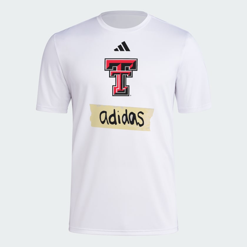 Adidas tape t shirt store