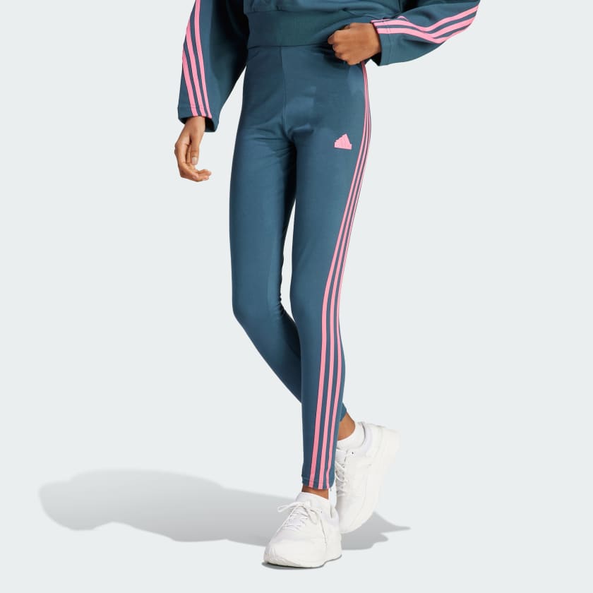 adidas Future Icons 3 Streifen Leggings Turkis adidas Deutschland