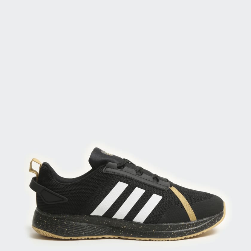 Mens black adidas cloudfoam top