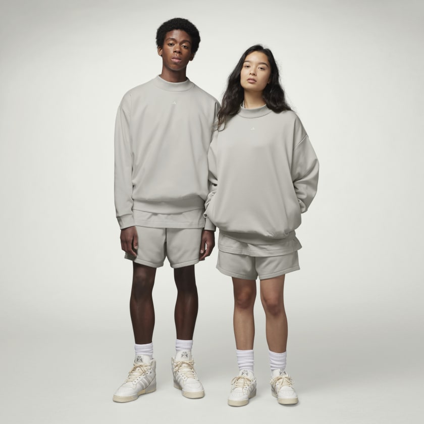 adidas Basketball Crew Sweatshirt - Grey | adidas UK