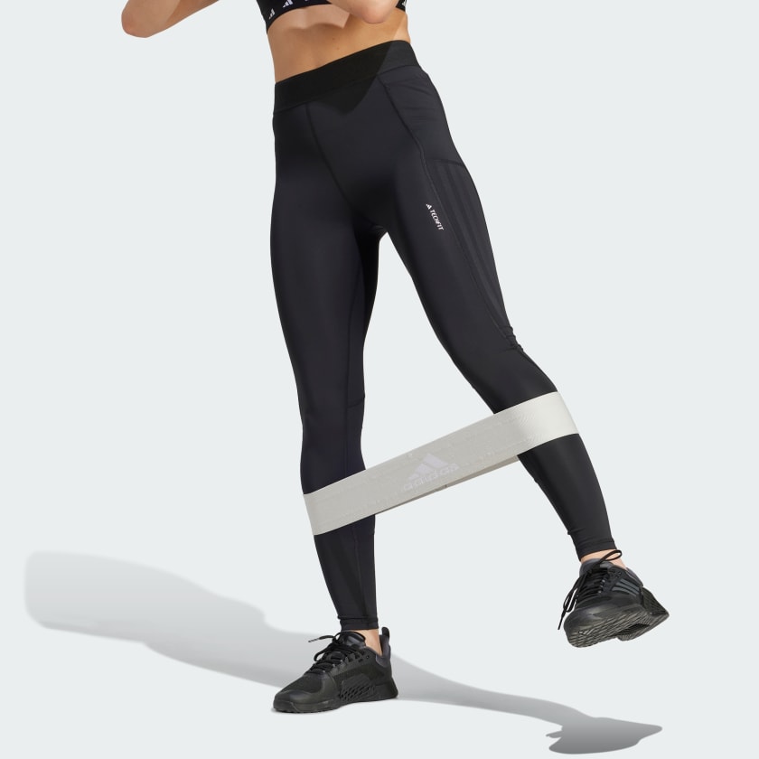 Adidas Climalite Running Tights Women's Black S Compression 3/4
