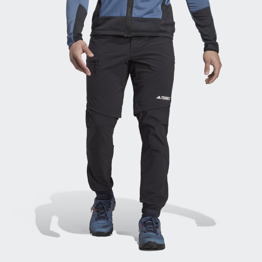 adidas Terrex Utilitas Hiking Zip-Off Pants - Black | adidas Canada
