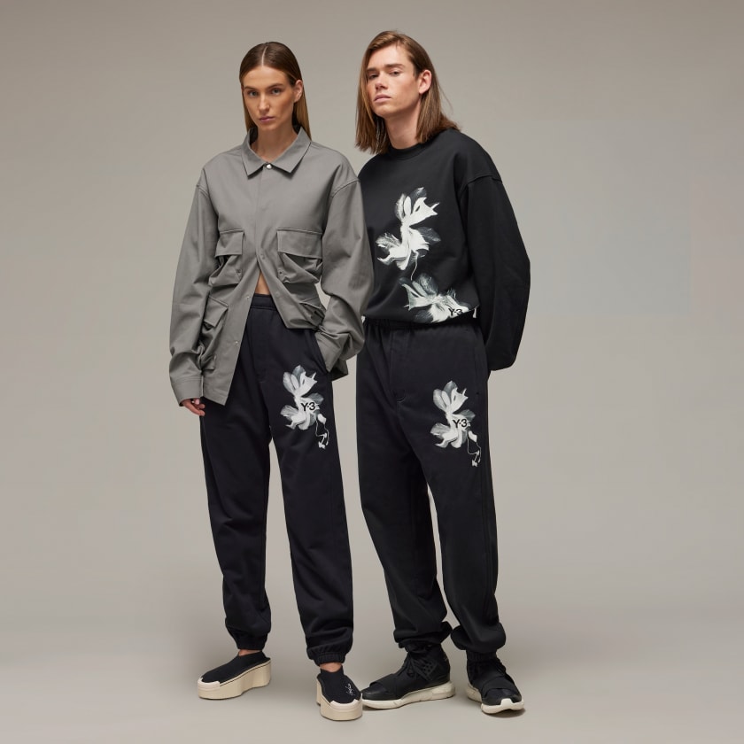 adidas Y-3 Graphic French Terry Pants - Black | Unisex Lifestyle | adidas US