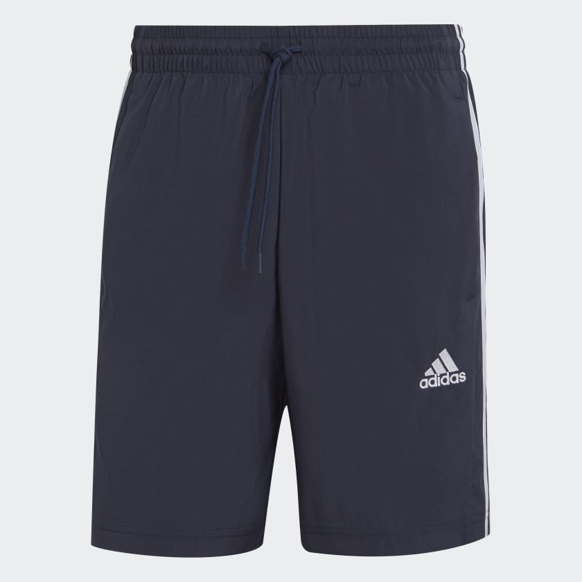 Pantaloncini adidas neri con righe bianche online