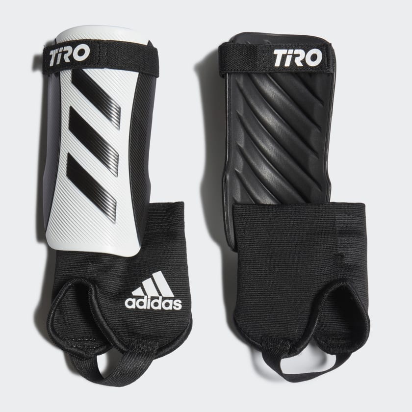 Adidas Hockey Shin Pads - White/Black - Medium