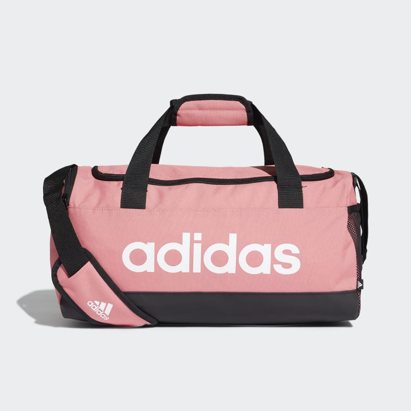 adidas Essentials Logo Duffel Bag Extra Small - Pink | adidas Malaysia